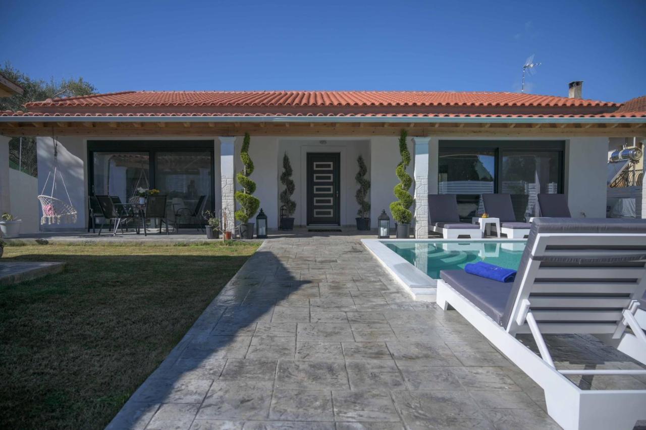 Diamond Luxury Villa Corfu Kato Spilaion Exterior foto
